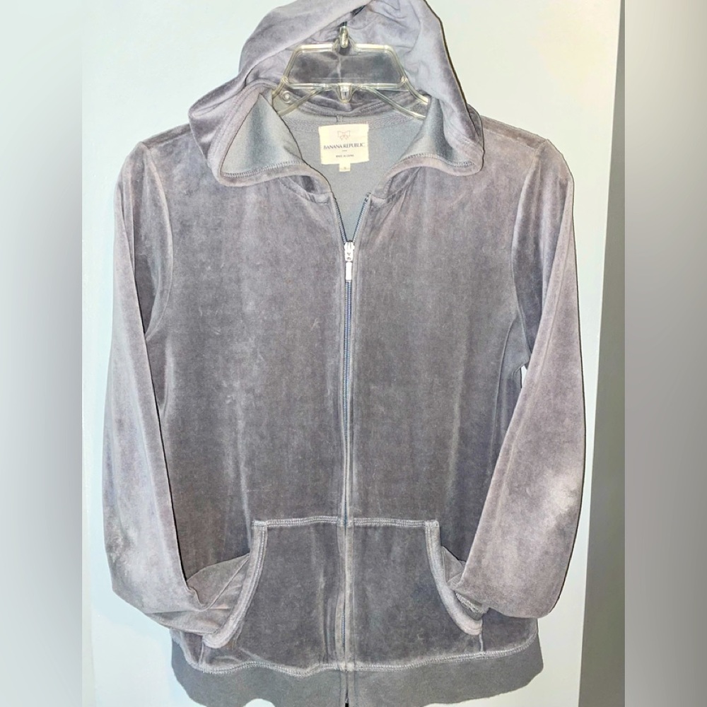 Banana Republic Velour Jacket EUC